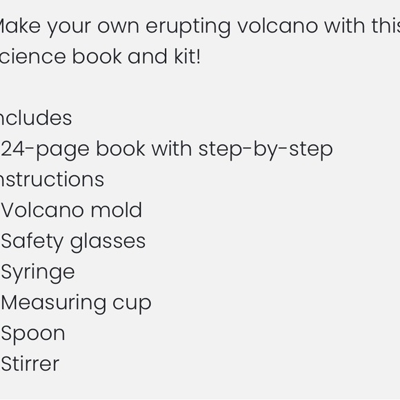 Explosive Volcano Experiments Activity Station Book & Kit - Picture 5 of 12